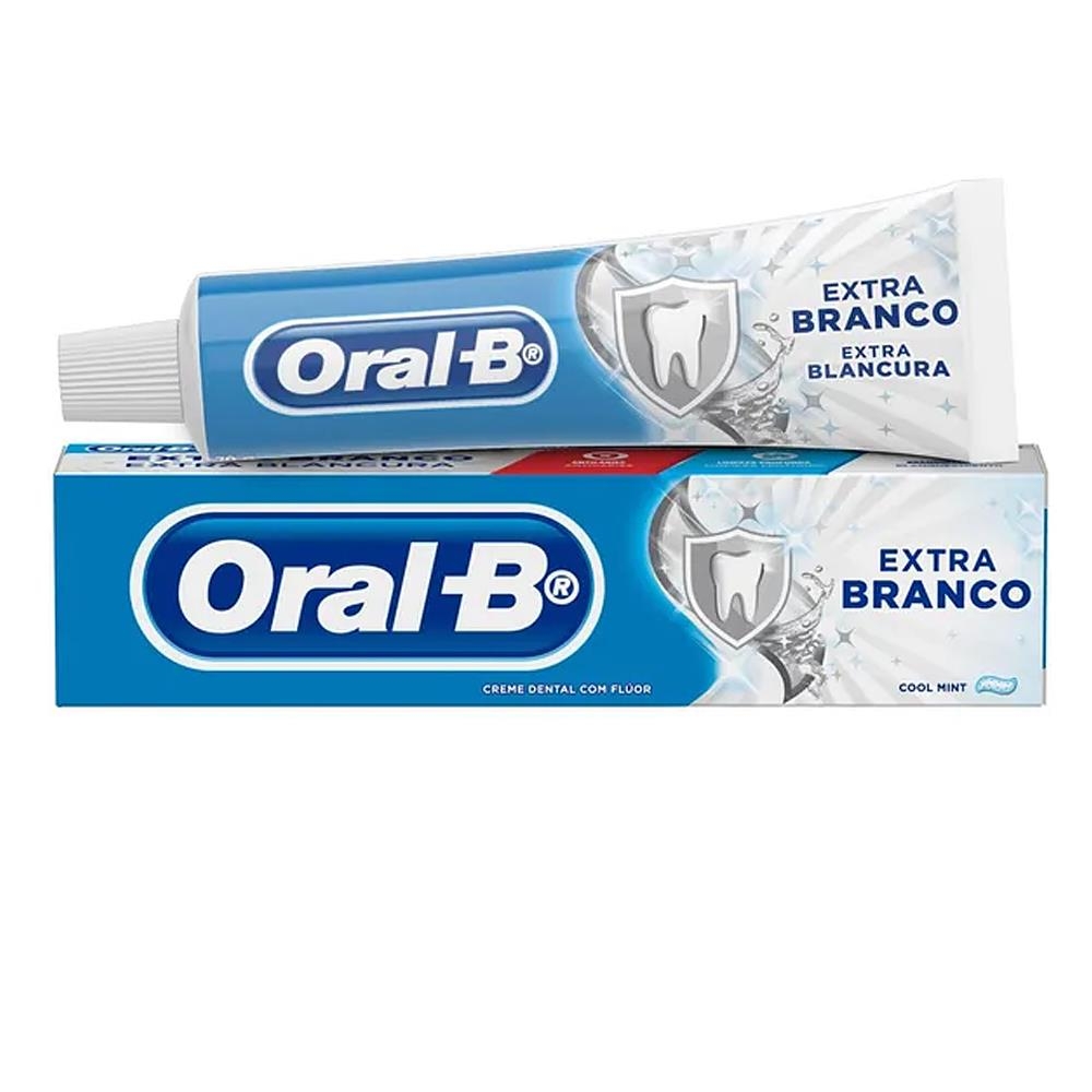 Comprar Creme Dental Oral-B Extra Branco 70G | Drogaria