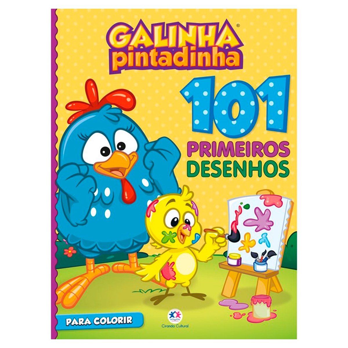 2 Revistas infantis Meus primeiros Traços e colorir Galinha Pintadinha +  kit lápis em Promoção na Americanas