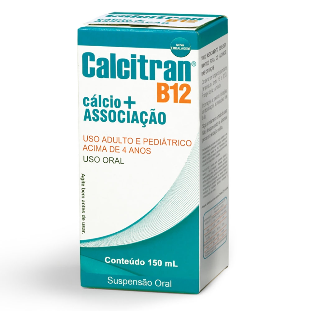 Comprar Calcitran B12 Suspensão Oral Com 150ml | Drogaria