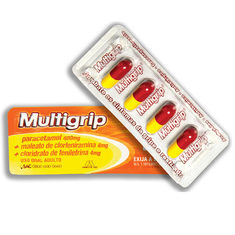 Comprar Multigrip C/ 4 Cápsulas