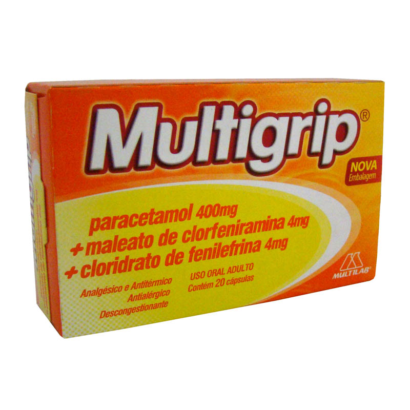 Comprar Multigrip Com 20 Cápsulas