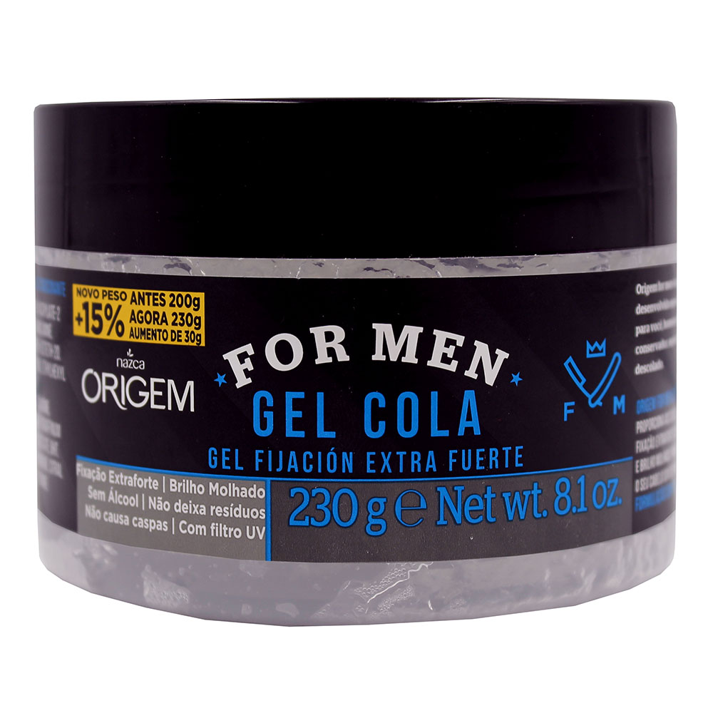 Gel Cola Origem Nazca For Men Extra Forte 230g
