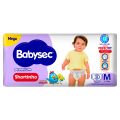 Fralda Babysec Shortinho Tamanho Mega M Com 30 Unidades