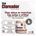 Creme Lisa Clareador Virilha E Axilas Com 120g Biosoft