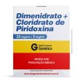 Dimenidrato + Cloridrato De Piridoxina 25mg/ml + 5mg/ml 20ml Solução Gotas Vitamedic