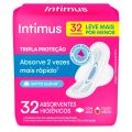 Absorvente Intimus Gel Ultra Proteção Suave Com Abas Com 32 Unidades