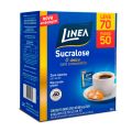 Adoçante Pó Linea Sucralose Com 70 Envelopes De 800mg Cada