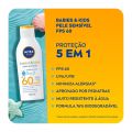 Protetor Solar Nivea Sun Kids Sensitive FPS 60 125 ML