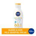 Protetor Solar Nivea Sun Kids Sensitive FPS 60 125 ML