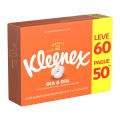 Lenço De Papel Kleenex Duplo Sem Perfume Leve 60 Pague 50 Unidades