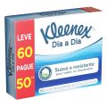 Lenço De Papel Kleenex Duplo Sem Perfume Leve 60 Pague 50 Unidades