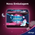 Absorvente Always Noites Tranquilas Cobertura Suave Com Abas 32 Unidades
