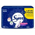 Absorvente Sym Total Protect Noite e Dia Cobertura Suave Com Abas 16 Unidades Leve Mais Pague Menos
