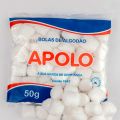 Algodão Bolas Hidrófilo Apolo Multiuso 50G