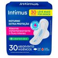 Absorvente Intimus Noturno Seca Com Abas 30 Unidades