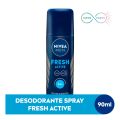 Desodorante Spray Nivea For Men Fresh 90ml