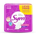Absorvente Sym Total Protect Cobertura Suave Com Abas 30 Unidades Santher