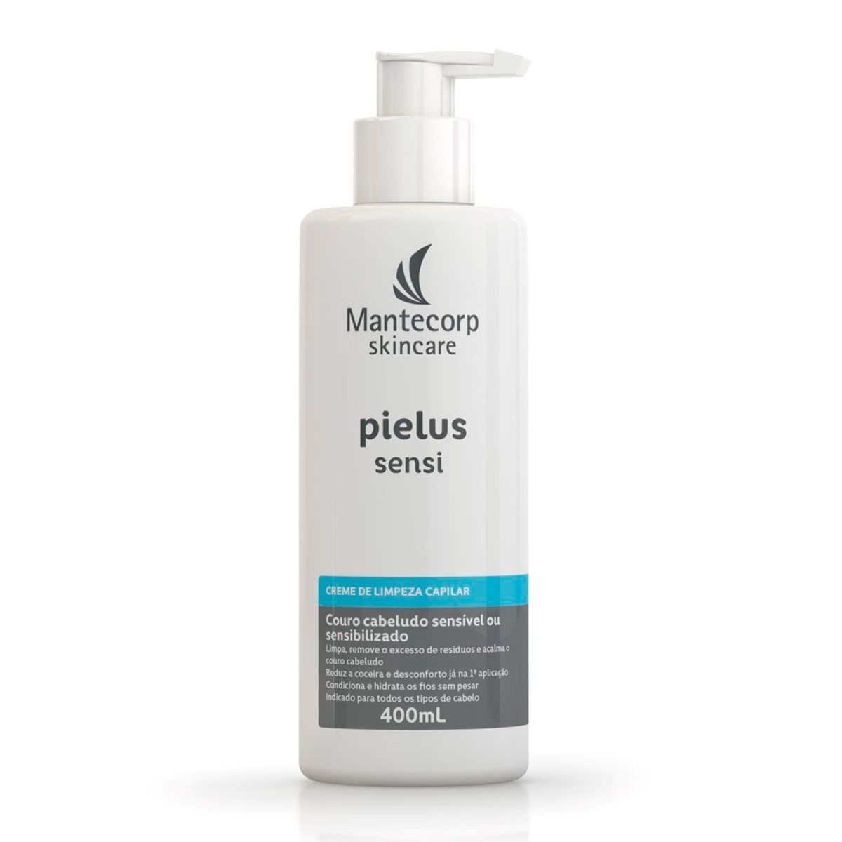 Creme de Limpeza Capilar Pielus Sensi Com 400ml Mantecorp Skincare