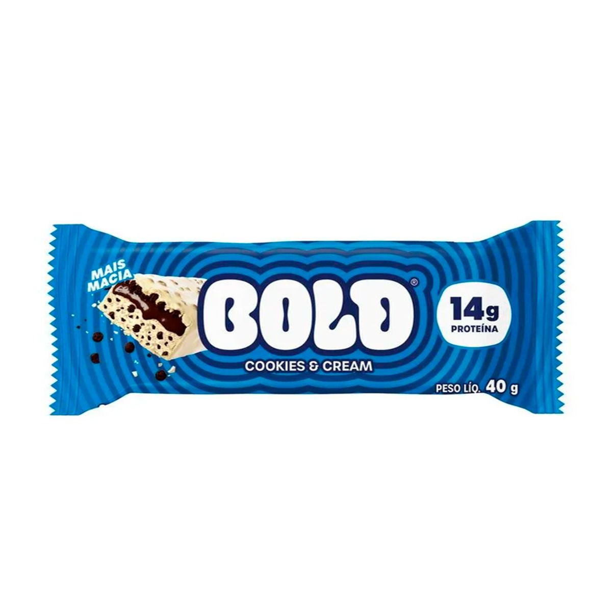 Barra de Proteína Bold Cookies e Cream 40g - Drogaria Minas-Brasil