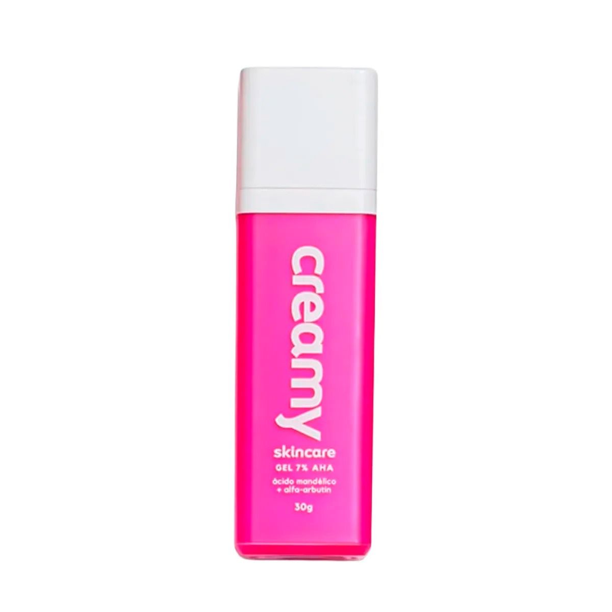 Creamy Skincare Gel Clareador Antiacne 7% AHA Ácido Mandélico 30g