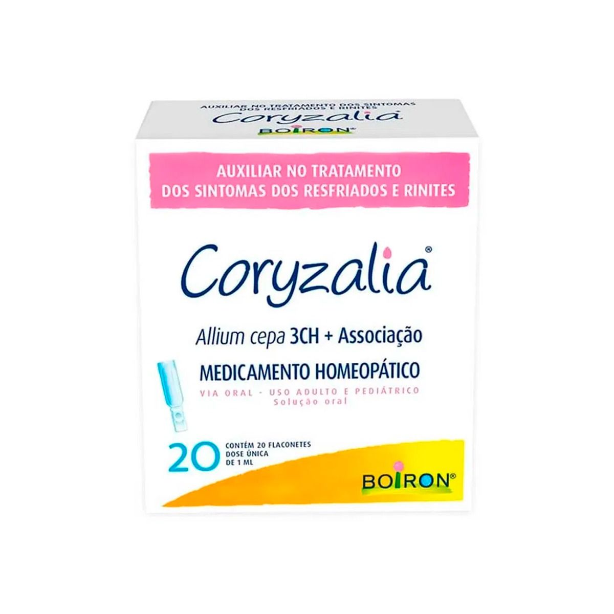 Coryzalia 20 Flaconetes Dose Única De 1ml Boiron