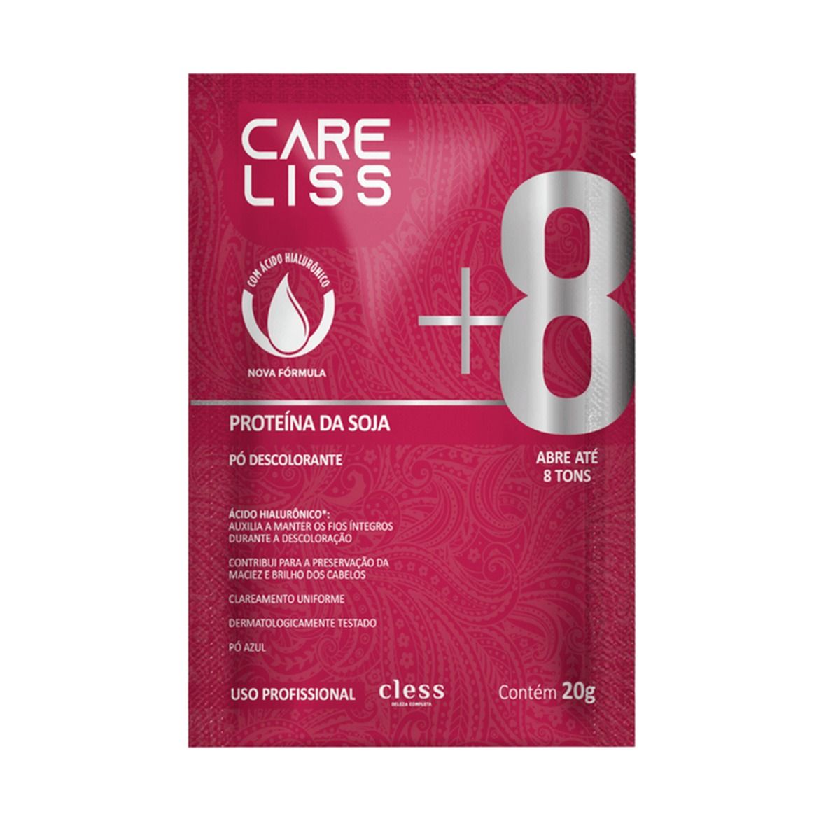 Pó Descolorante Care Liss Com Proteínas Da Soja 20G