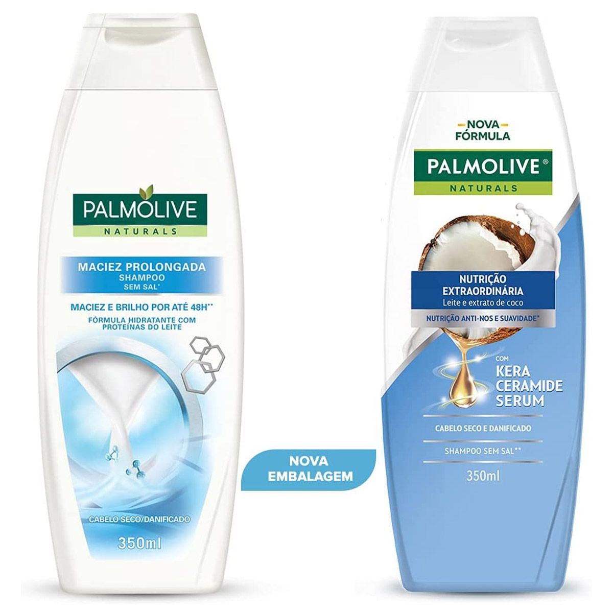 Shampoo Nutrição Extraordinária Leite e Extrato de Coco 350ml Palmolive
