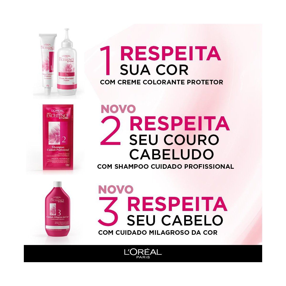 Coloração Imédia Excellence Creme 3.0 Castanho Escuro