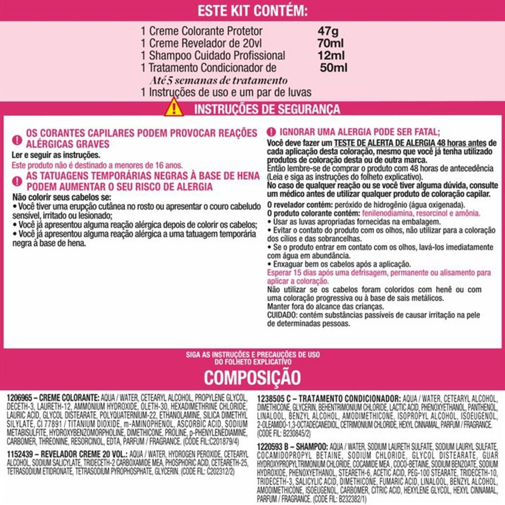 Coloração Imédia Excellence Creme 8.1 Louro Sueco