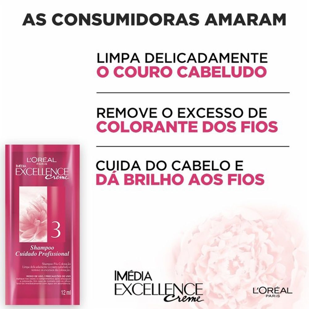 Coloração Imédia Excellence Creme 8.1 Louro Sueco