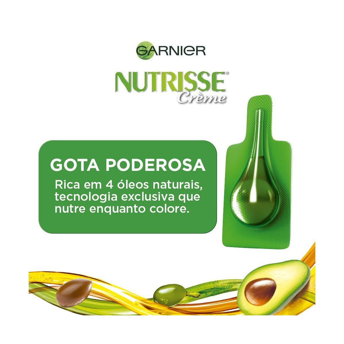 Tintura Garnier Nutrisse Kit Creme Cor 80 Louro Pátria Amada Louro Claro