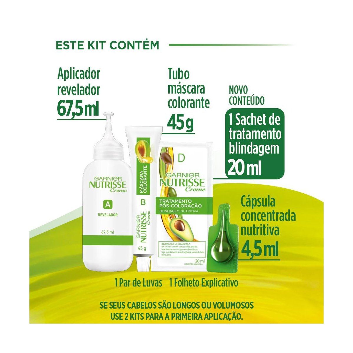 Tintura Garnier Nutrisse Kit Creme Cor 80 Louro Pátria Amada Louro Claro