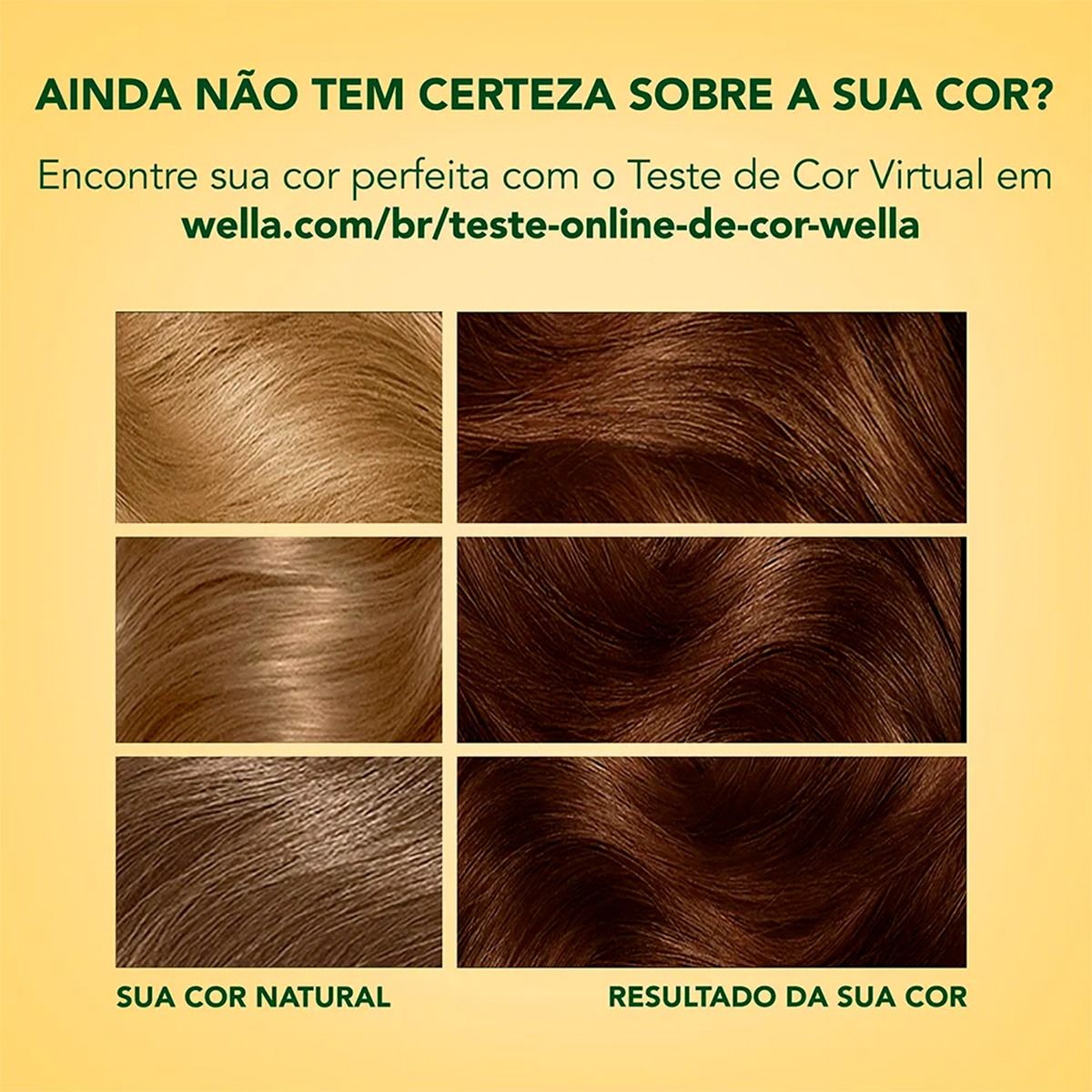 Tintura Wella Soft Color Kit Creme Sem Amônia Cor 50 Castanho Claro
