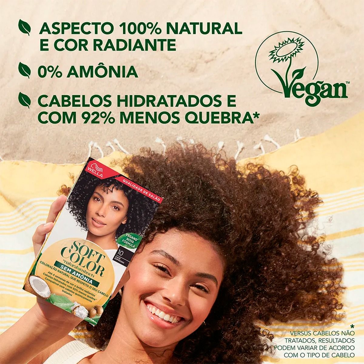 Tintura Wella Soft Color Kit Creme Sem Amônia Cor 50 Castanho Claro