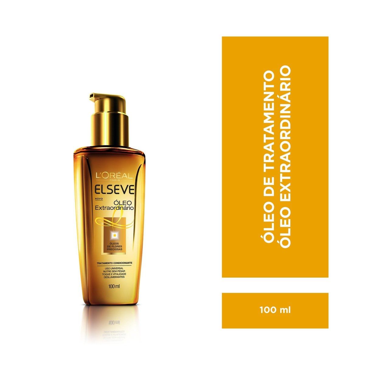 Tratamento Reconstrutor Óleo Extraordinário Elseve 100ml L'Oréal Paris