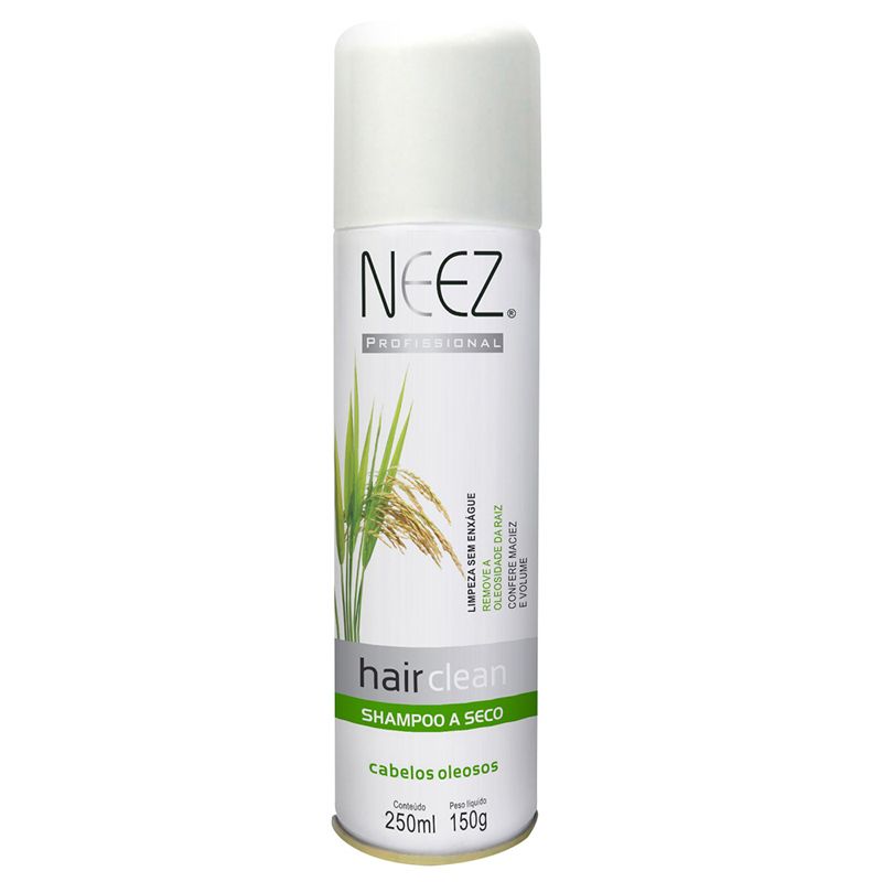 Shampoo Neez Profissional Hair Clean A Seco Com 250 ML - Drogaria