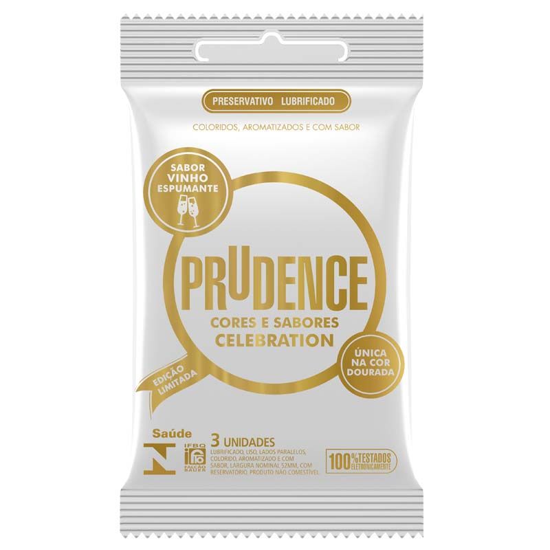 Preservativo Prudence Cores E Sabores Celebration C/3