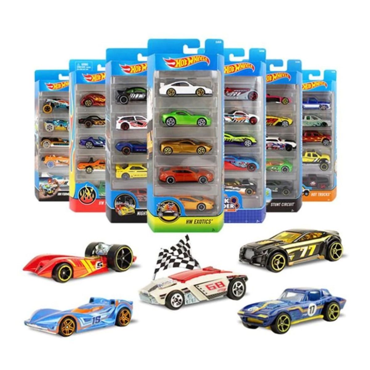Carrinhos Hot Wheels Pack Com Unidades Sortidos Mattel