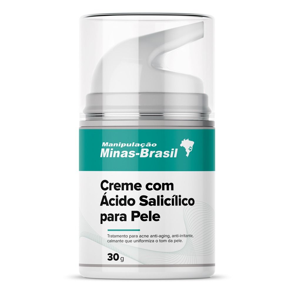 Creme Com Acido Salicílico Para Pele 30g - Drogaria Minas-Brasil