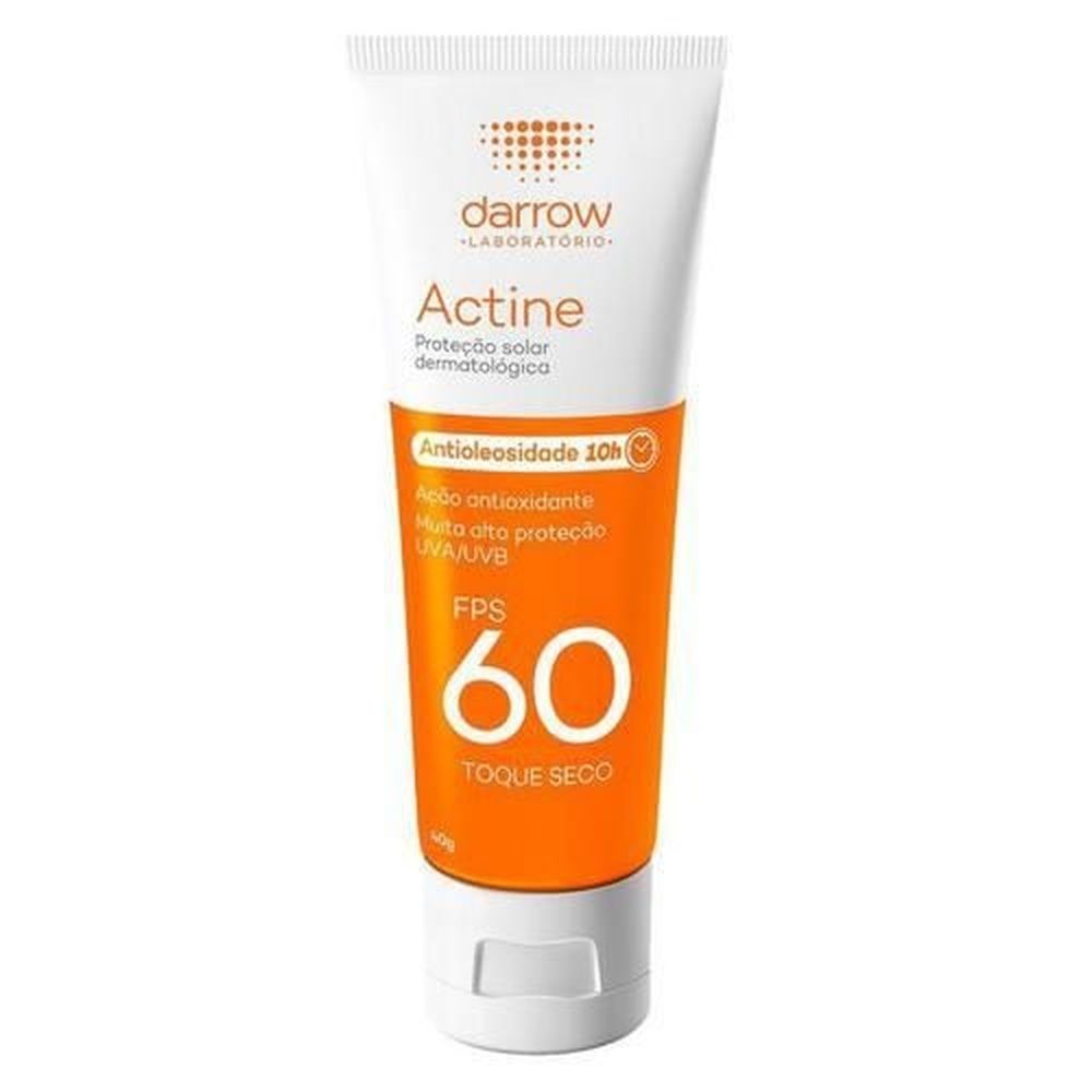 Protetor Solar Actine Sem Cor Fps 60 40g