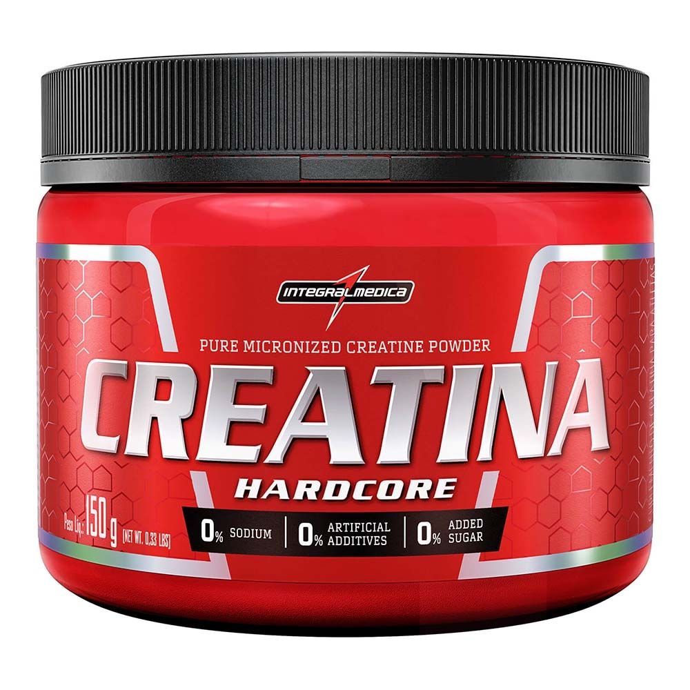 Embalagem do Creatina Hardcore Integralmedica 150g