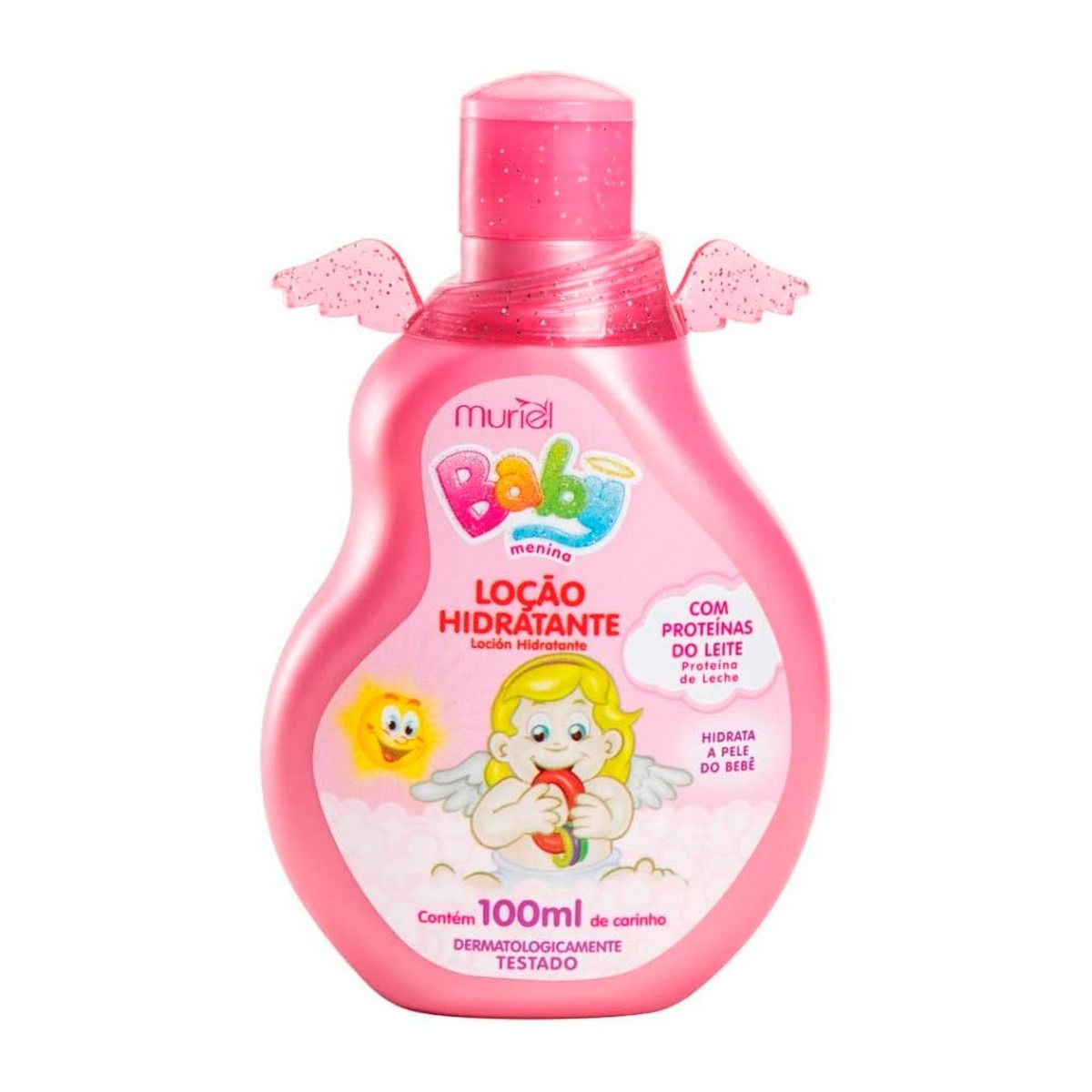 Loção Hidratante Corporal Infantil Baby Menina 100Ml Muriel