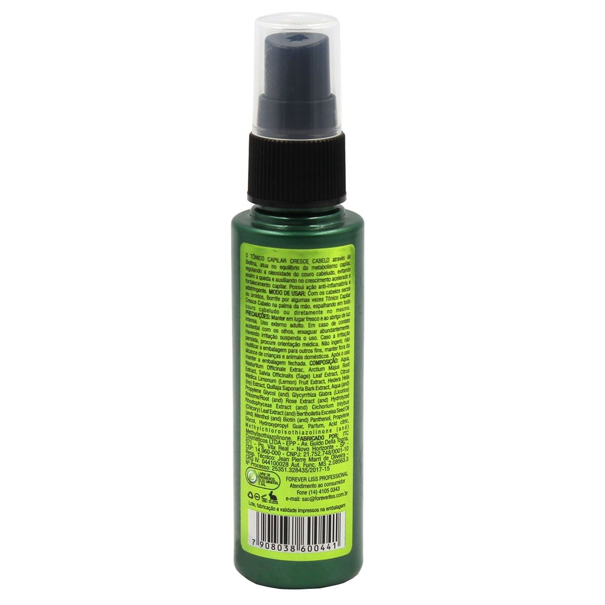 Tônico do Crescimento Fortalecedor e Anti Queda Cresce Cabelo 60ml Forever Liss
