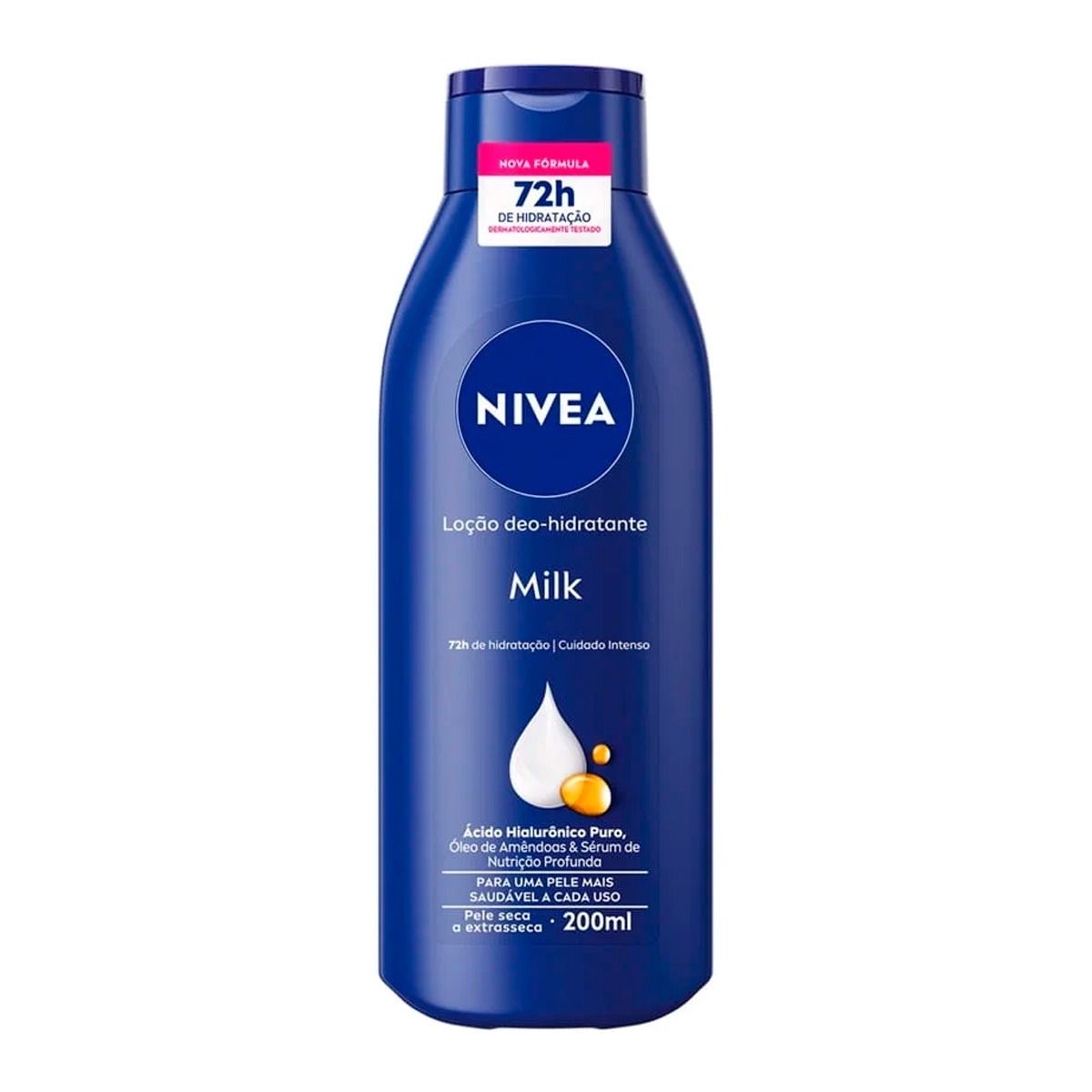 Nivea Hidratante Corporal Milk Hidratação Profunda 200Ml