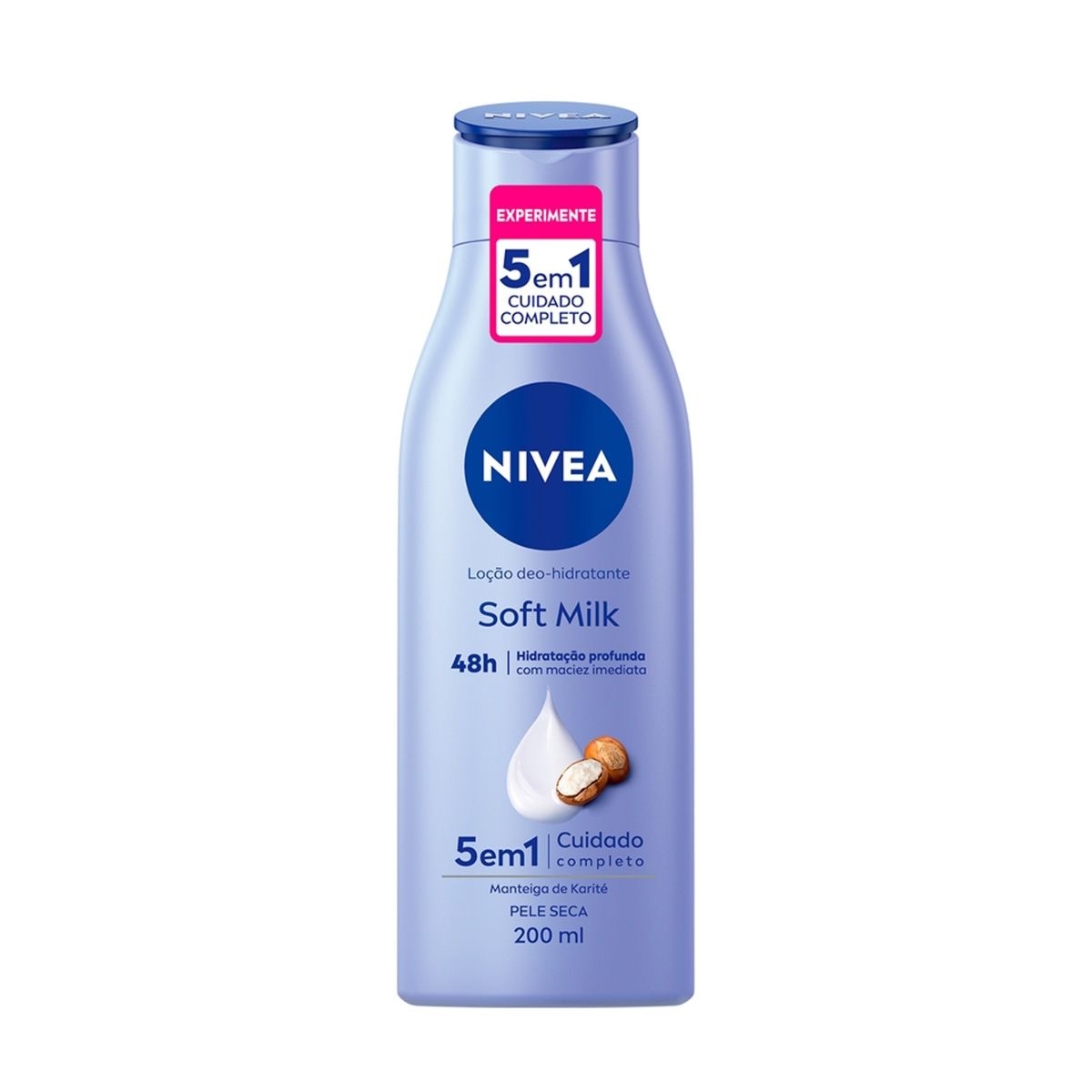 Creme Hidratante Corporal Nivea Soft Milk Seca 200Ml
