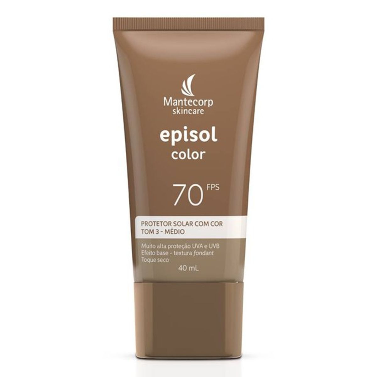 Protetor Solar Com Cor Episol Color FPS 70 Médio 40Ml Mantecorp Skincare
