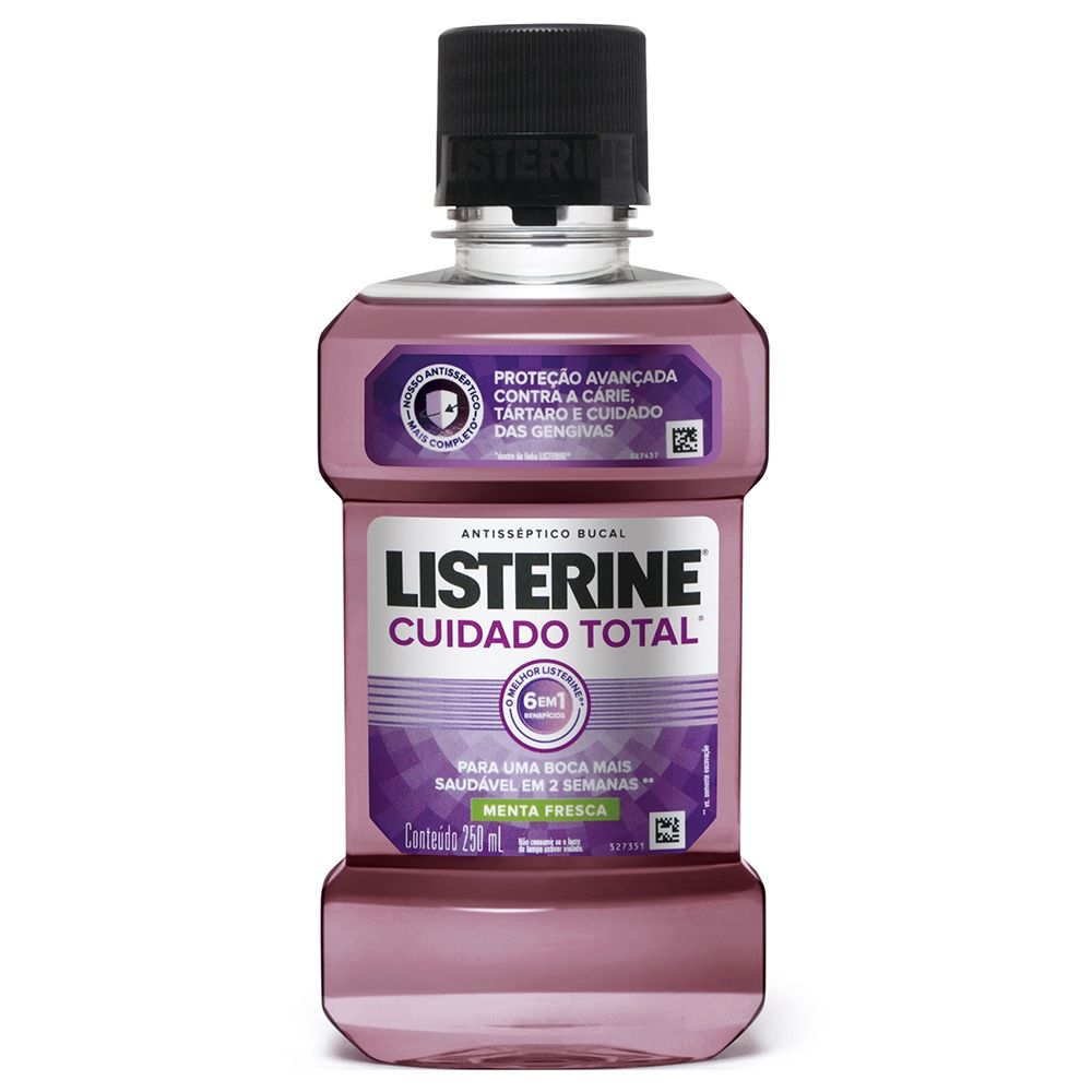 Enxaguante Bucal Listerine Cuidado Total Menta Fresca 250ml