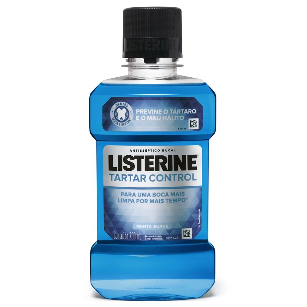 Enxaguante Bucal Listerine Tartar Control Menta Suave 250ml