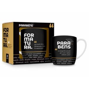 Caneca Porcelana Urban Formatura 360ml Brasfoot