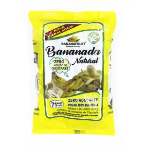 Bananada Natural Com 10 Tabletes de 25g Cada Bananafruti